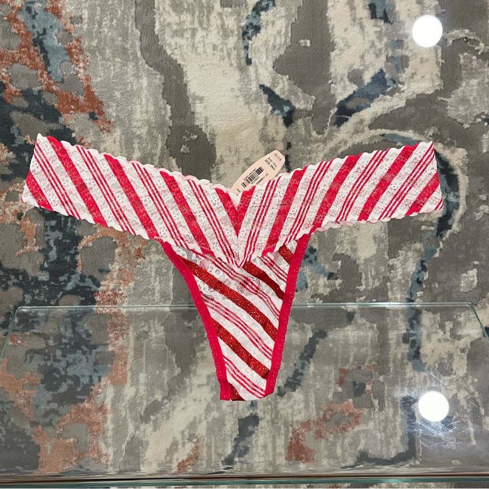 Victoria’s Secret Christmas Lace Thong